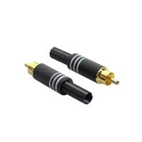 RCA connectors and sockets