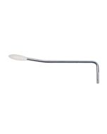Tremolo arm, 5mm thread, chrome, 5mm arm diameter, white cap