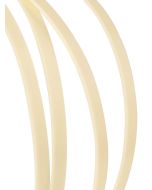 Incudo ABS guitar binding Ivory plain - 1600x6x1.5mm (63x0.24x0.06")