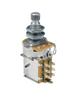 Ultra 250K audio (volume) push-pull potmeter, 10mm. bushing, M8x0,75 thread, made in Korea