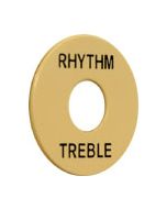 Rhythm treble plaatje LP creme