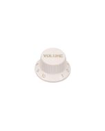 Bell knob,Strat, white, volume