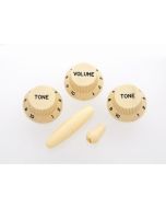 Knoppen set Strat Cream US