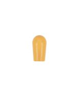 Switch cap LP-style, amber, inch, fits Switchcraft