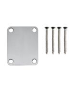 Fender Genuine Replacement Part neck plate American Vintage/Mexico for guitar and bass no logo chrome 