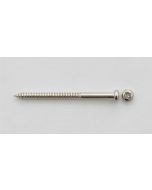 Bas pickup schroeven Nickel 4st