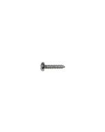 Screw, nickel, 2,2x6,5mm, 12pcs, dome head, tapping, for trussrod cover and tuners short