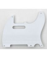 Pickguard Tele Wit 1 laags 5 gaats