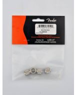 Fender Genuine Replacement Part string ferrules bass chrome set of 4 