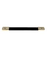 Strap Handle black w/ nickel ends
