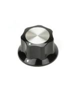 Knob Classic Black Fluted
