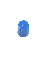Knob Fluted Miniatur, blue