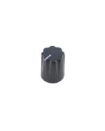 Knob Fluted Miniatur, black