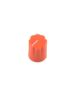 Knob Fluted Miniatur, orange