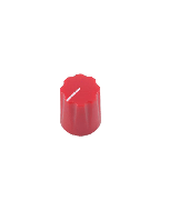 Knob Fluted Miniatur, red