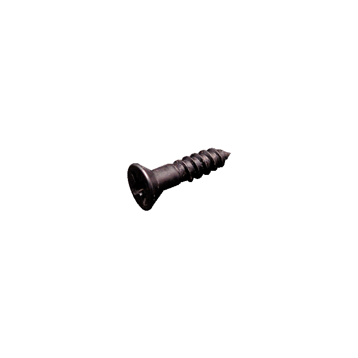 Graph Tech LW-4004-01 - Screw Phil Flat Black Alloy 4 x 1-2 string tree screw long