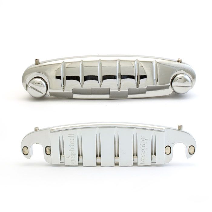 Graph Tech ResoMax PM-8595-C0 - Sonic 1 One-Piece Wraparound Bridge - Chrome