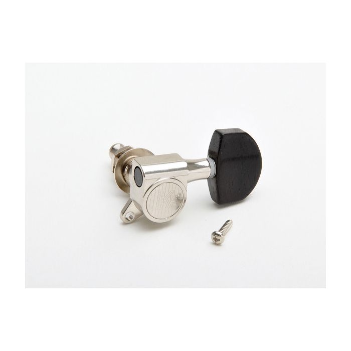 KLUSON “Ebony” Round-Backs Nickel 3+3