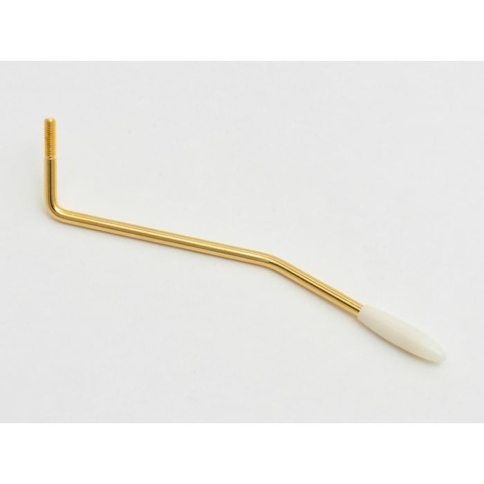 F-style Tremolo handle gold/wit