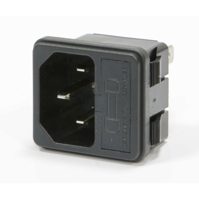 Power Inlet with fuse holder Engl
