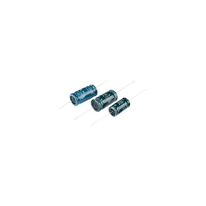 Tone frequ. electrolytic capacitor