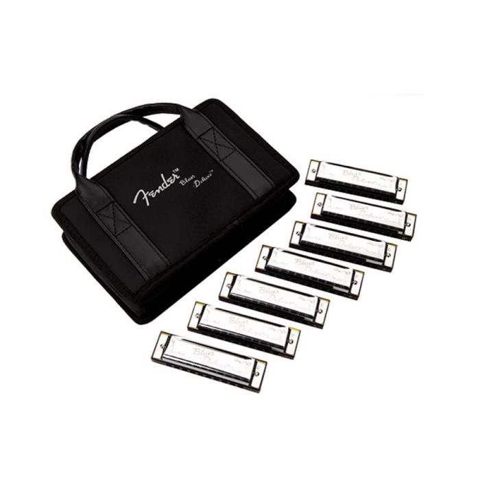 Fender Blues Deluxe harmonica pack of 7