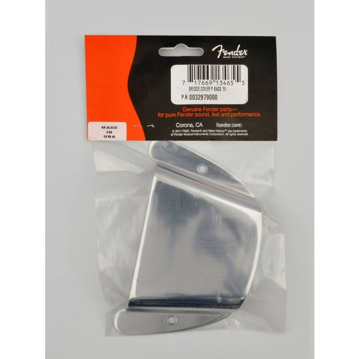Fender Genuine Replacement Part bridge cover '51 Precision Bass chrome
