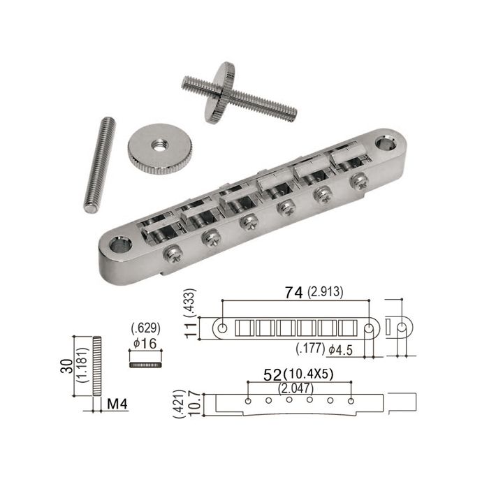 Gotoh GE-104B Tunomatic Bridge nickel
