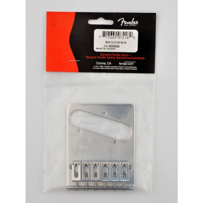 Fender Genuine Replacement Part bridge assembly Standard Series Tele chrome 