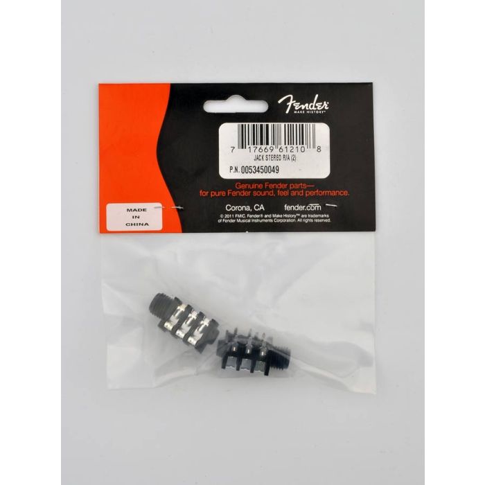 Fender Genuine Replacement Part 3-pole amplifier jacks 2 pcs 