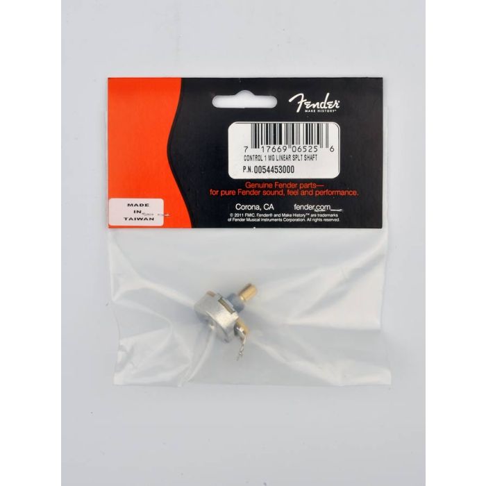 Fender Genuine Replacement Part 1MEG linear potentiometer master volume Jazzmaster split shaft 