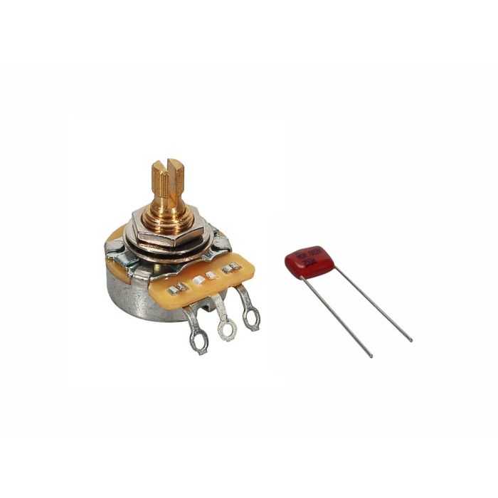 Fender Genuine Replacement Part 500K potentiometer .375  length bushing with .022mf capacitor 