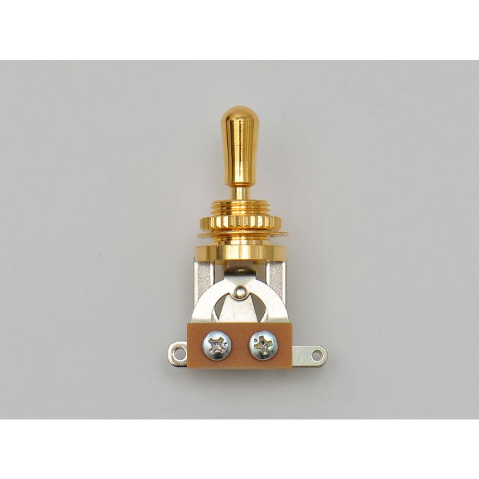 Toggle Switch 3 weg, gold