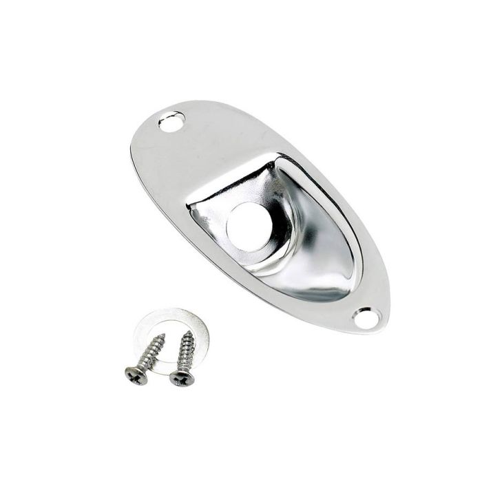 Fender Genuine Replacement Part Stratocaster recessed jack ferrule plate