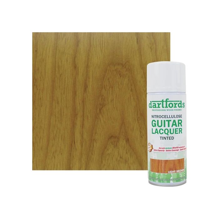 Dartfords Nitrocellulose Lacquer Light Brown - 400ml aerosol