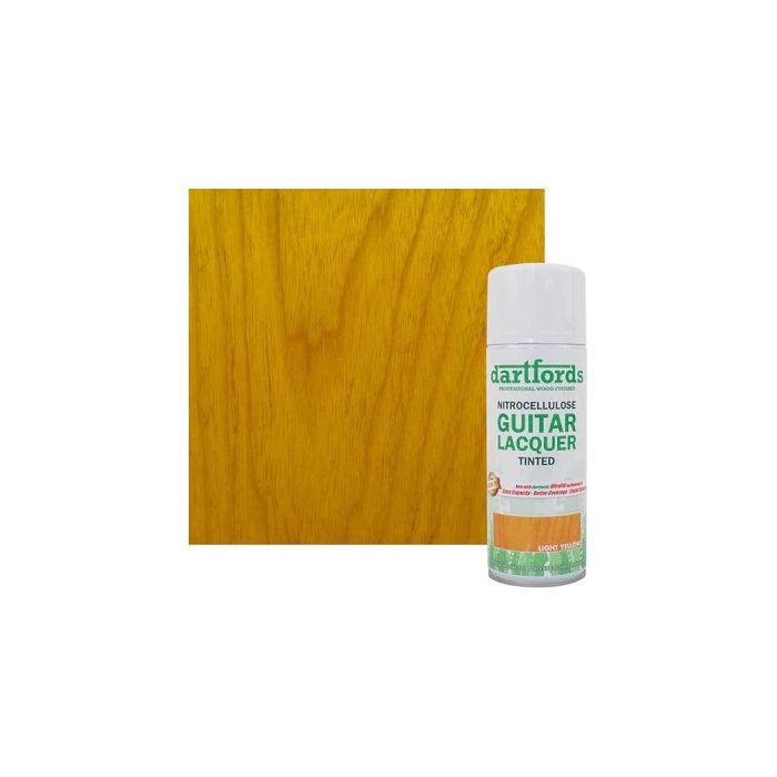 Dartfords Nitrocellulose Lacquer Light Yellow - 400ml aerosol