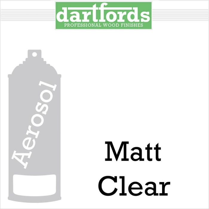 Dartfords Nitrocellulose Lacquer Matt Clear - 400ml aerosol