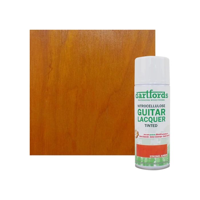 Dartfords Nitrocellulose Lacquer Strong Amber - 400ml aerosol