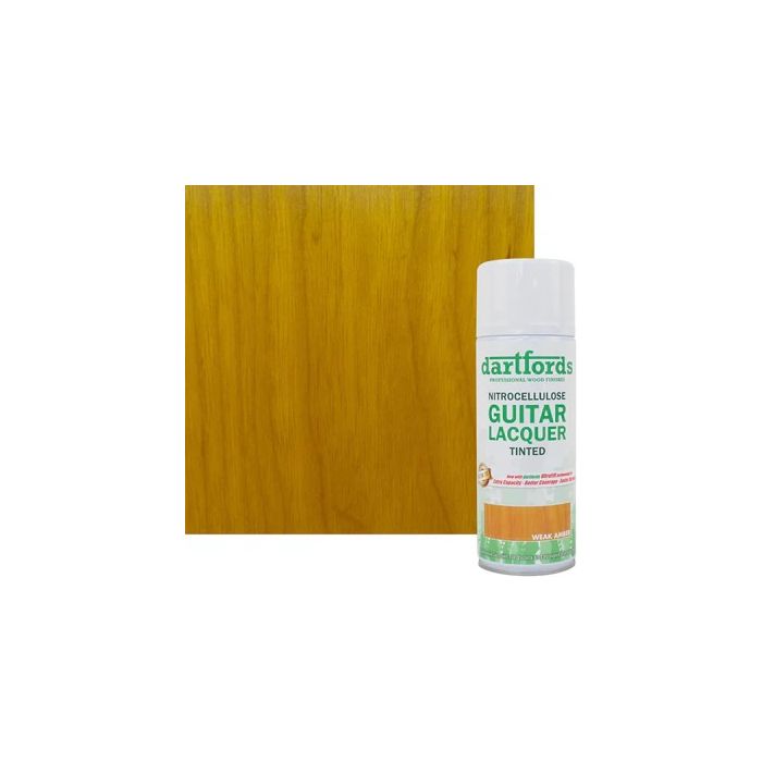 Dartfords Nitrocellulose Lacquer Weak Amber - 400ml aerosol