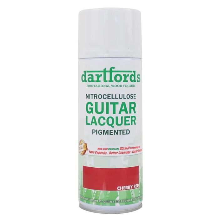 Dartfords Pigmented Nitrocellulose Lacquer Strong Cherry Red - 400ml aerosol