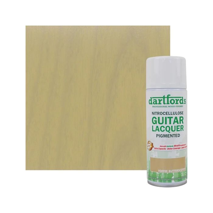 Dartfords Pigmented Nitrocellulose Lacquer Toffee Butterscotch - 400ml aerosol