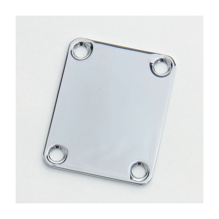Neck plate 4 gaten Chrome