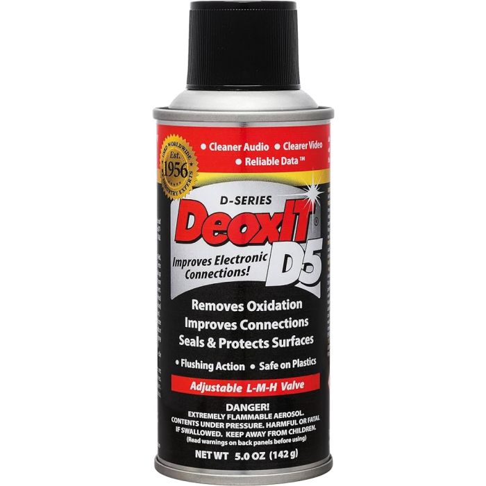 Caig D5 S-6 DeoxIT Cleaningspray, 142 gram