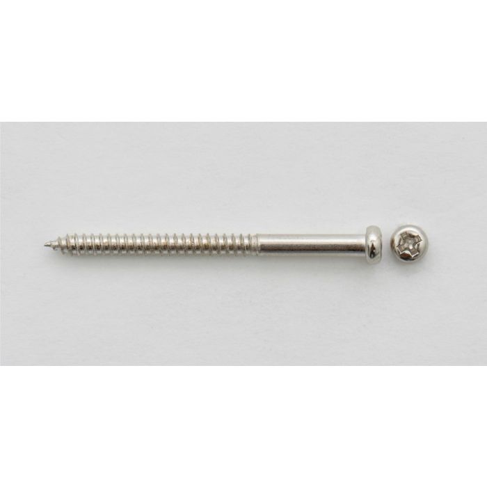Bas pickup schroeven Nickel 4st