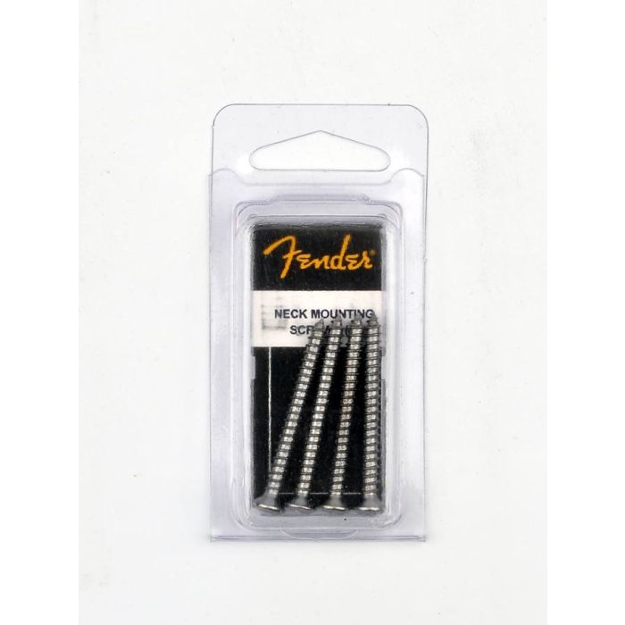 Fender Genuine Replacement Part neck mounting screws chrome 4 pcs 
