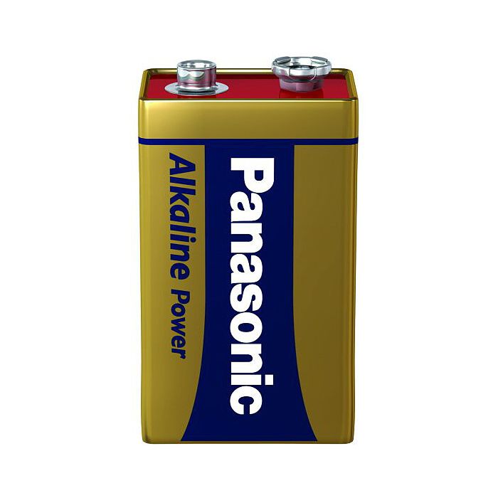 Panasonic 9V Block 6LR6-9V Alkaline  (1)