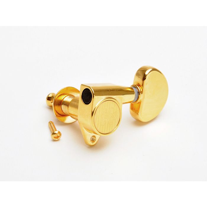 Kluson Roundbacks Grover-style 3+3 Gold