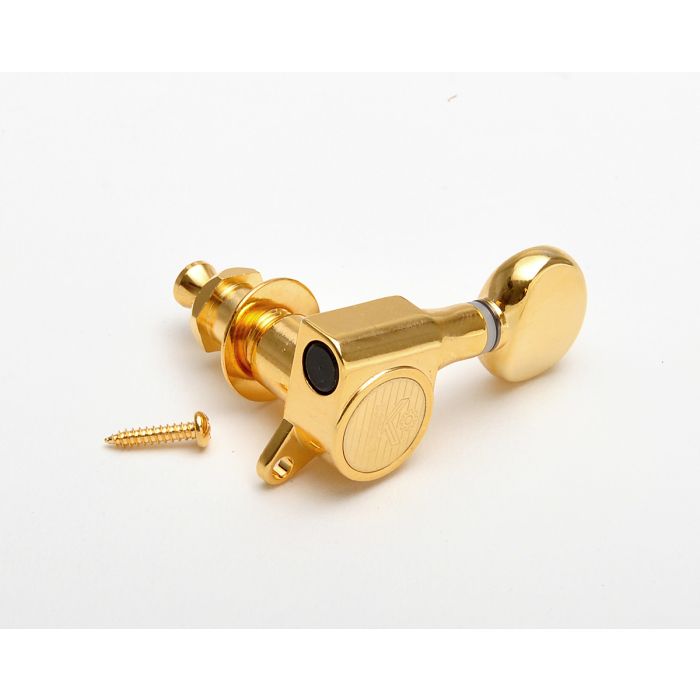 Kluson Roundbacks Ovaal 6 Links Gold
