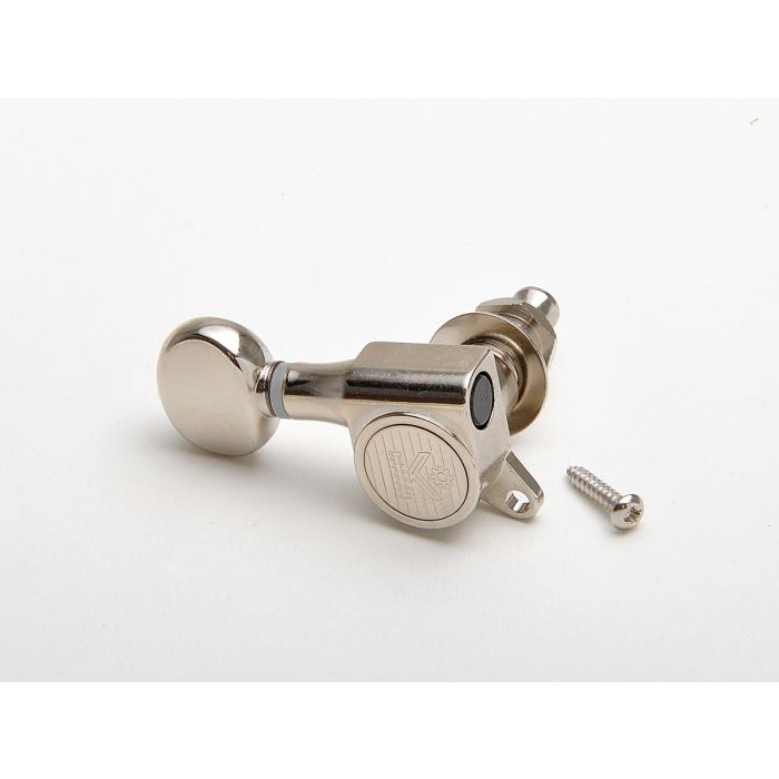 Kluson Roundbacks Ovaal 6 Rechts Nickel