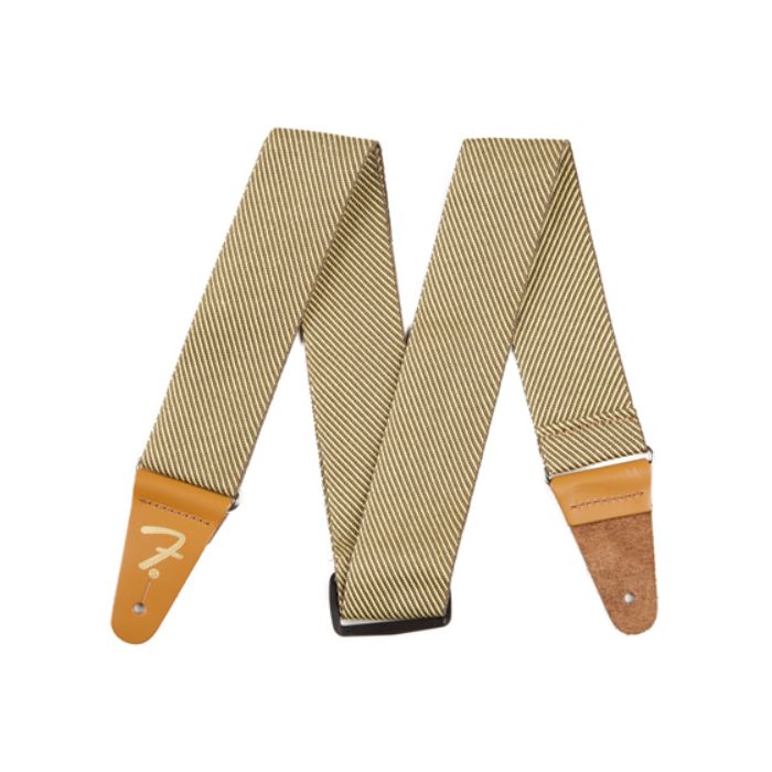 Fender Strap Tweed / Lederenden Tan 